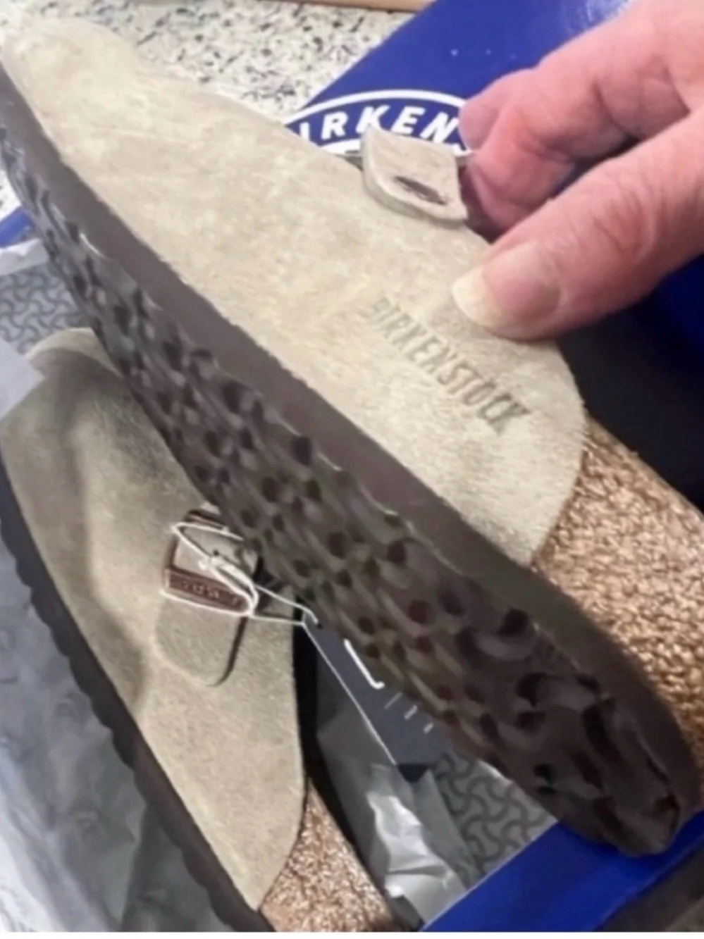 Birkenstock size 37 -  Suede Clog in Tan